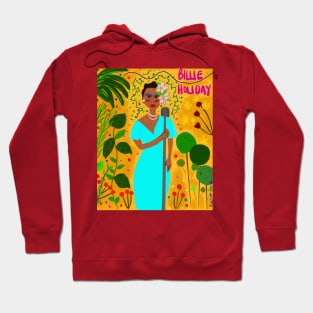 Women in Jazz series: Featuring Billie Holiday Hoodie